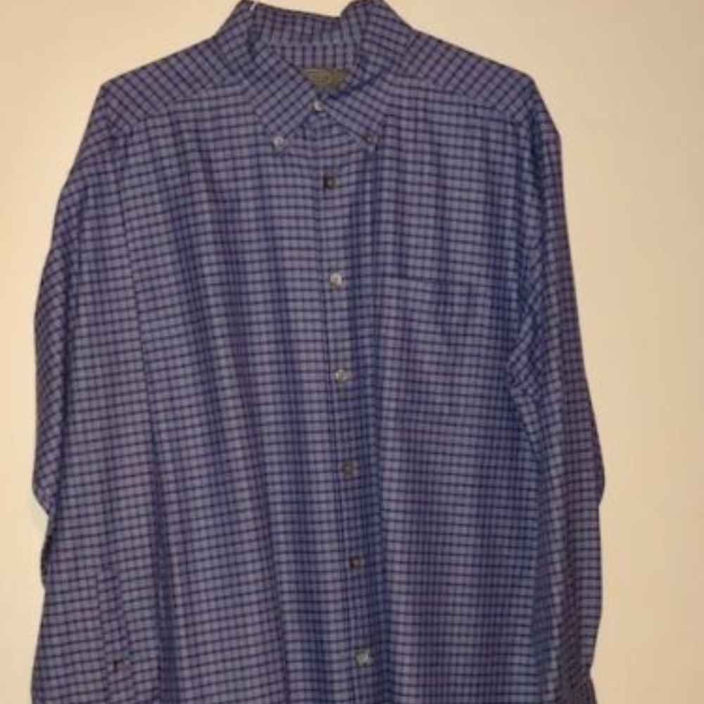 Talbots Causal Shirt Men's Long Sleeve Shirt